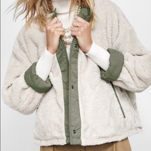 ZARA Reversible Teddy Jacket
